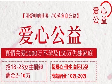 阜平捐卵助孕生子 爱心志愿者招募